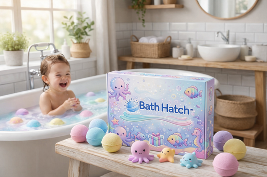 Bath Hatch™ Bath Bomb with Surprise Toy Inside